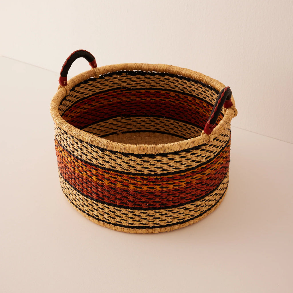 Small Woven Short Basket