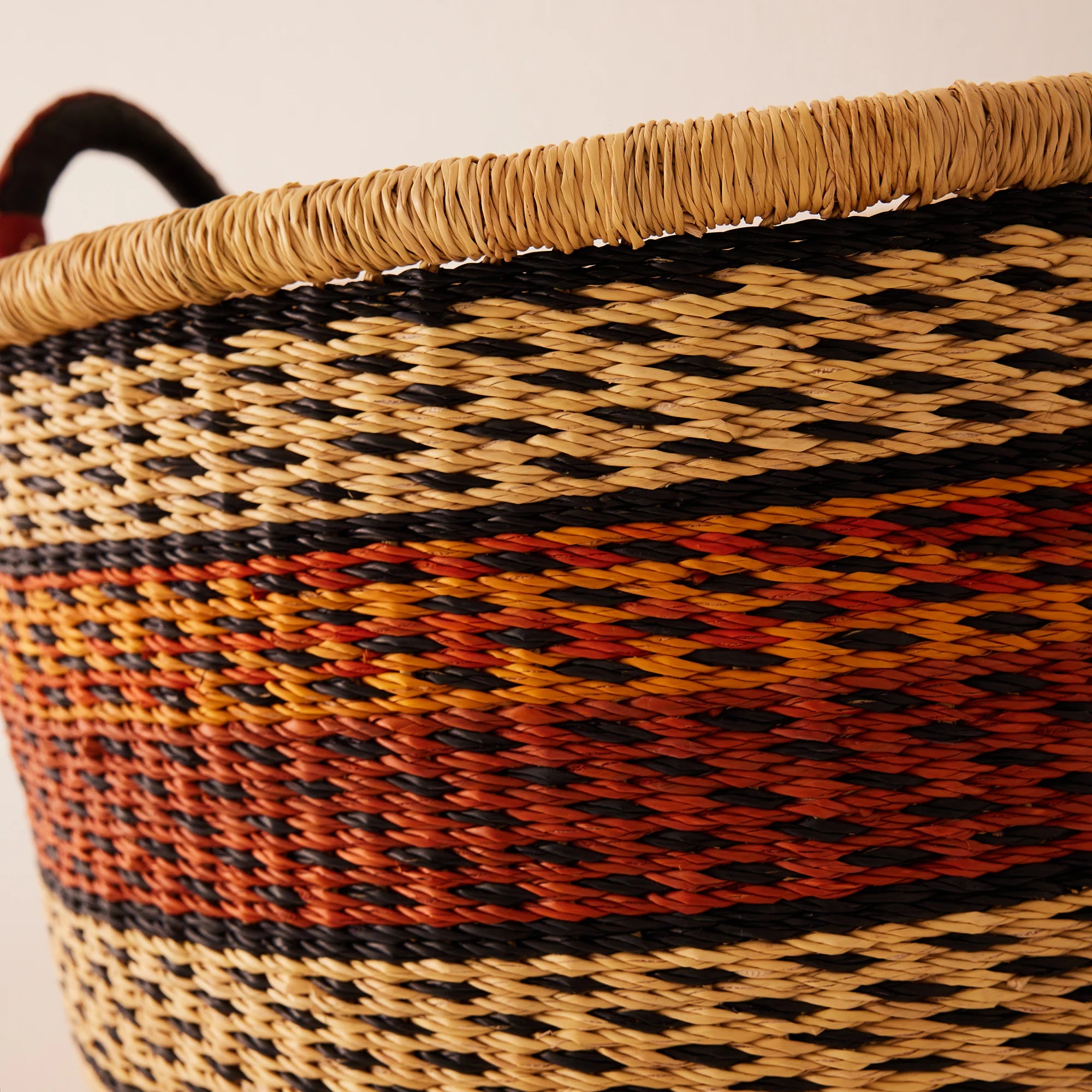 Medium Woven Short Basket