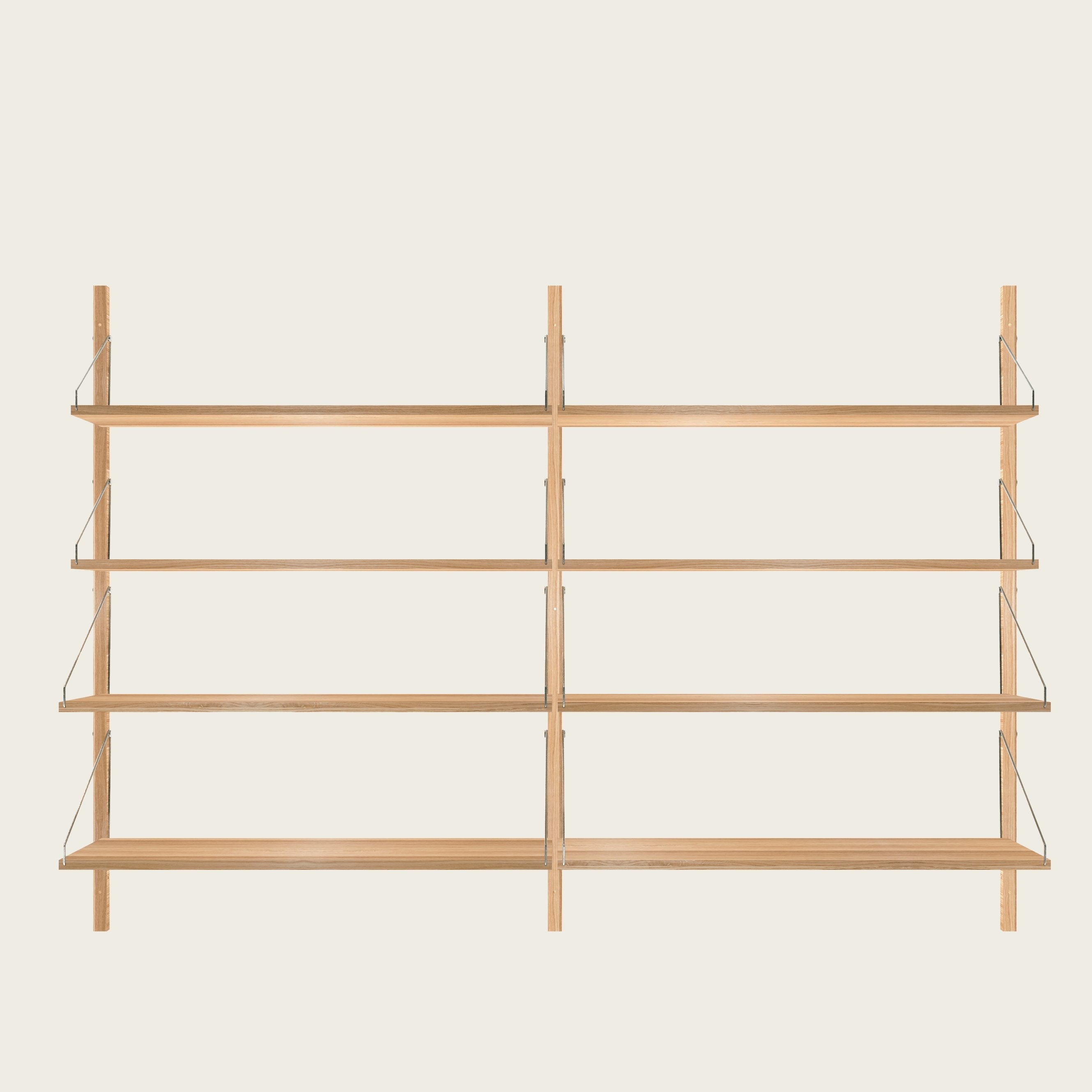 Shelf Library Natural | Double Section